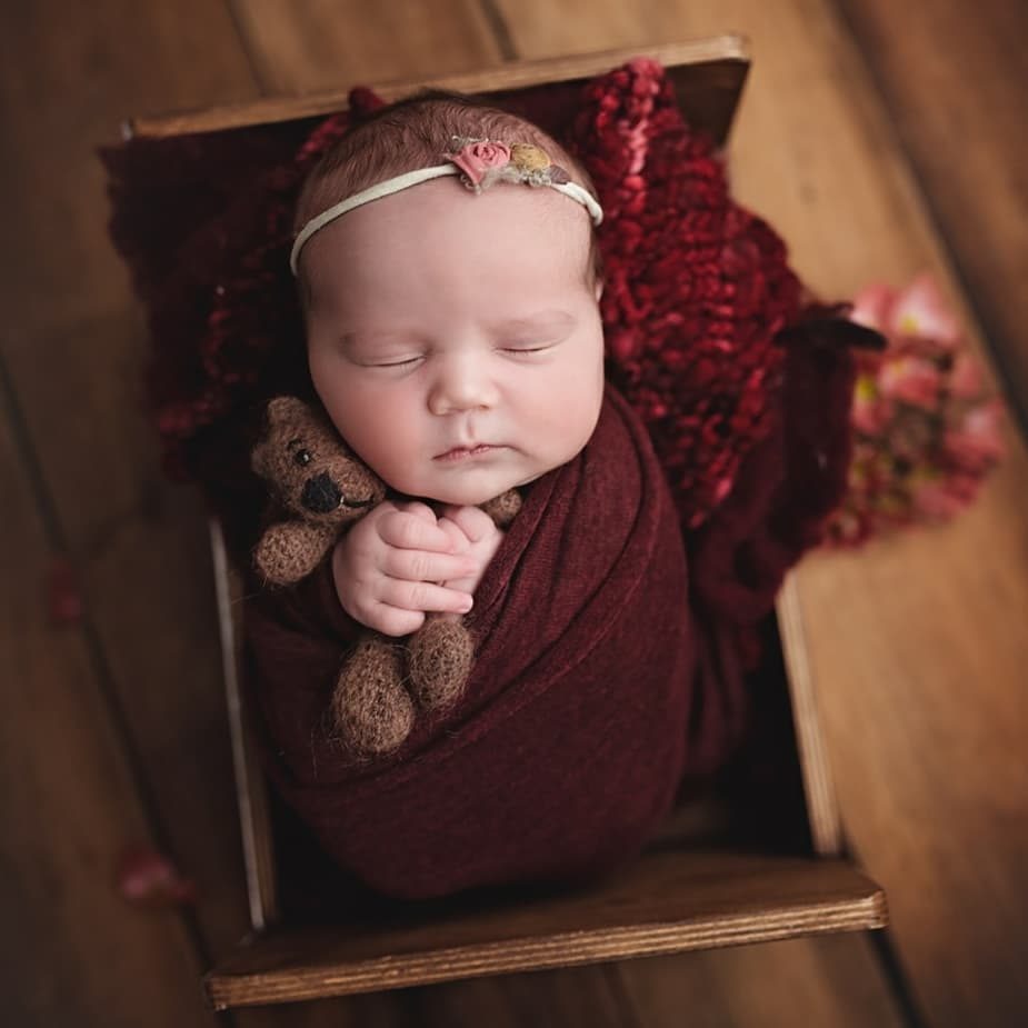 Zauberhafte Newborn-Accessoires bei Fotografie Mühlau Düsseldorf