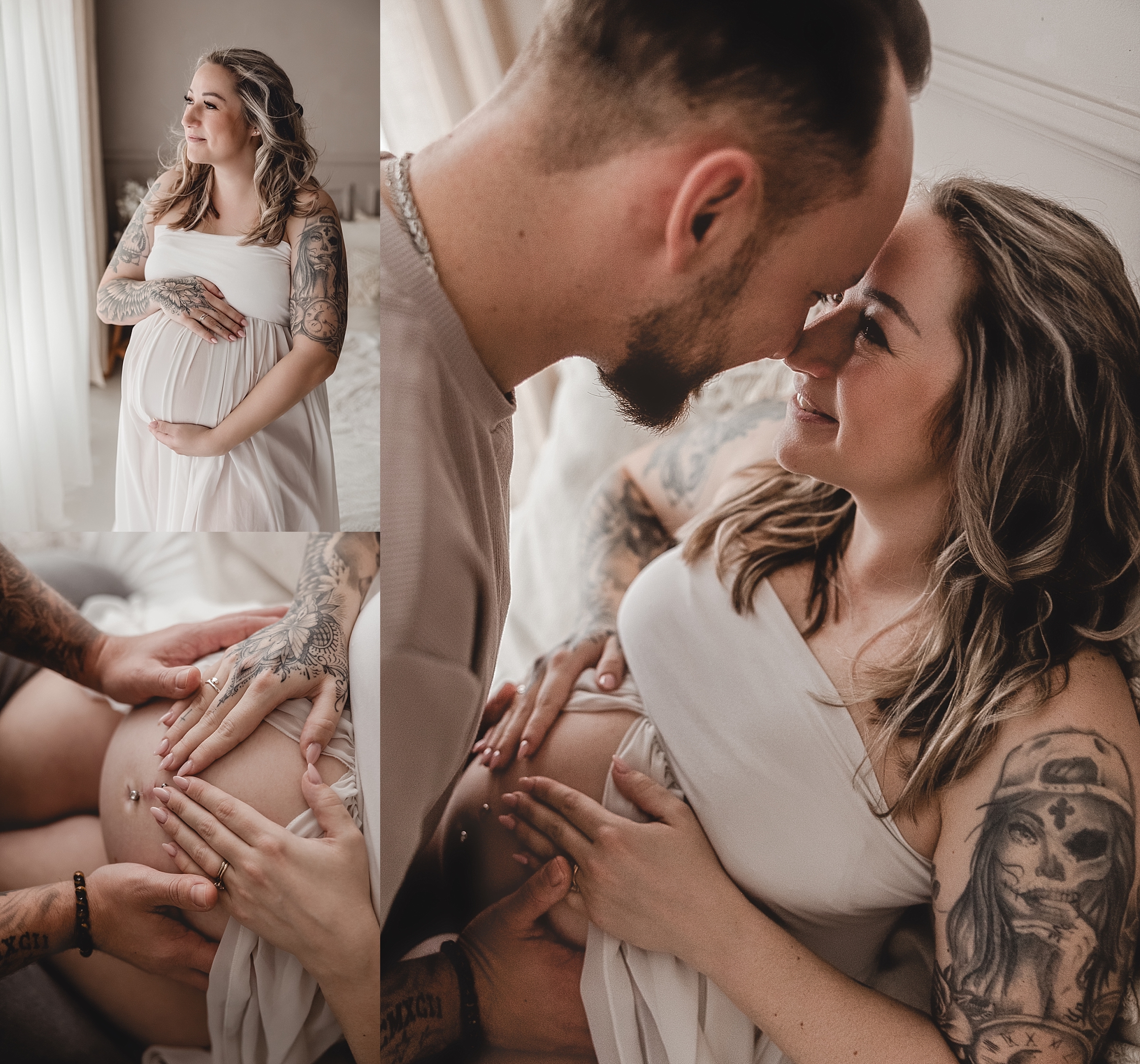 Babybauchshooting im Atelier von Nicole Mühlau Fotografie in Düsseldorf