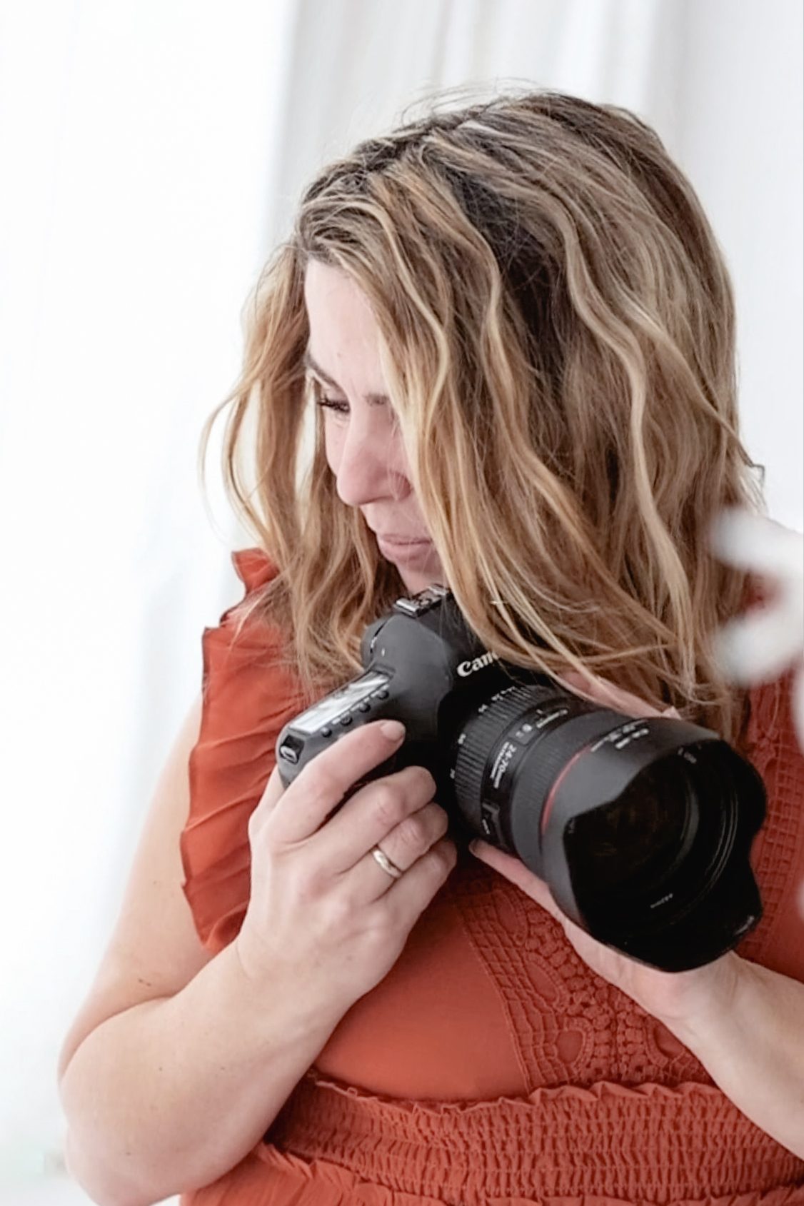 Fotografin Nicole Mühlau in ihrem Fotostudio in Düsseldorf-Pempelfort