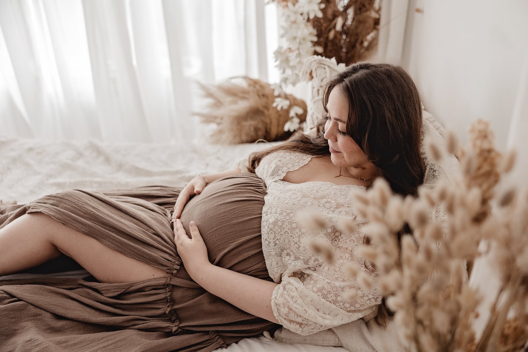 Babybauch Shooting Atelier Düsseldorf